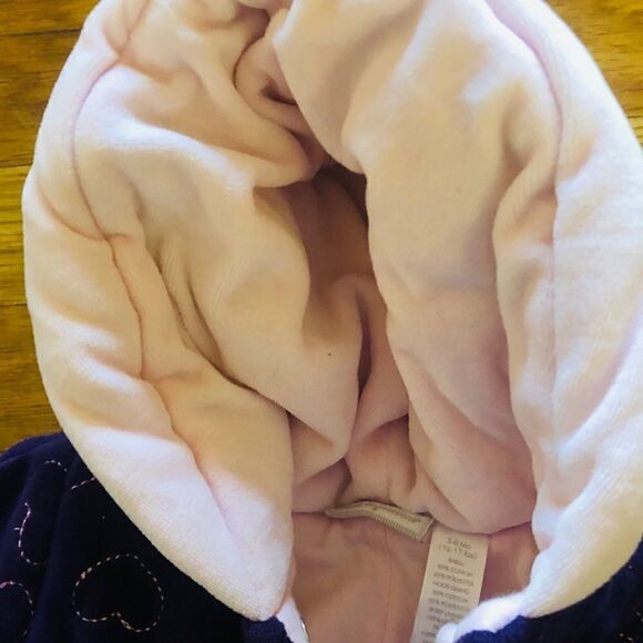 First Impressions Snow Suit Bunting Purple 3-6 M - Picture 4 of 10